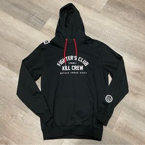 Kill Crew Fighters Club Hoodie Sz M